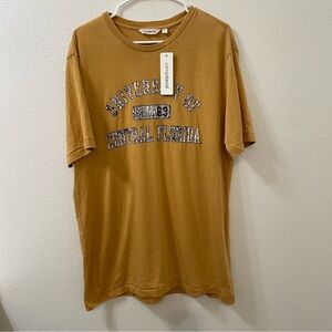 Camp David ucf knights graphic t shirt mustard yellow NWT